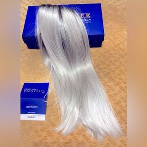 BRAND NEW Rene Of Paris Long Gray wig